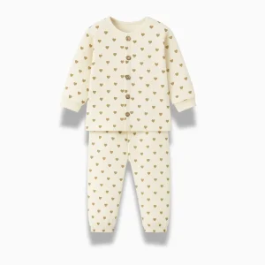 Pyjama Enfant Coton Confortable – Haut & Pantalon Motif Cartoon