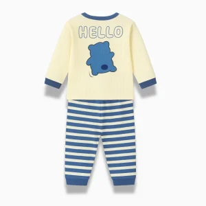 Pyjama Enfant Coton – Ensemble Haut & Pantalon