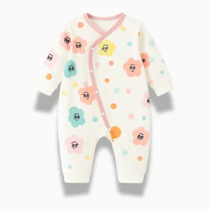 Pyjama Bébé Coton Doux – Grenouillère Manches Longues Toutes Saisons