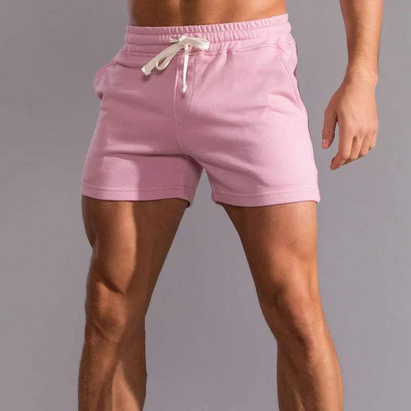 Short décontracté pour hommes avec taille élastique, tissu en coton respirant, coupe ajustable et poches latérales pratiques – Image 8