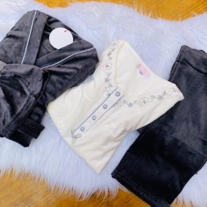 3 pièces en velours de haute qualité