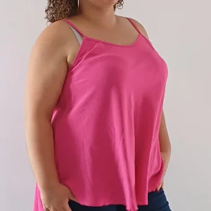 Débardeur Fluide Long Fushia