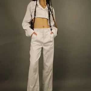 Pantalon taille haute