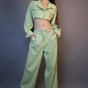 Pantalon taille haute