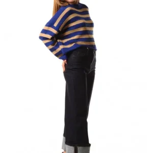 Jean à ourlets retroussés