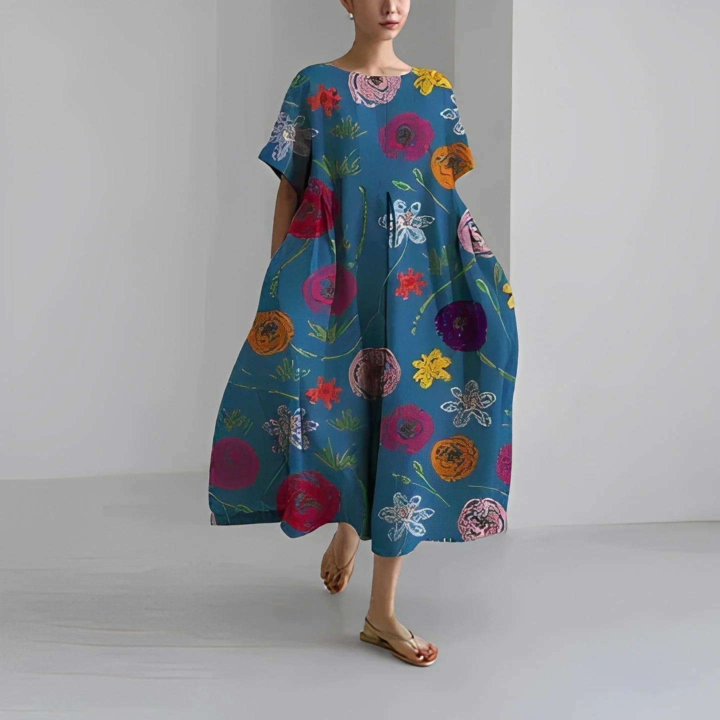 Kiara | Robe Imprimée Florale Bohème – Image 7