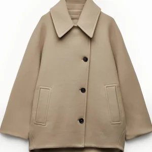 Lila | Manteau Tailleur Oversize Élégant pour Femmes avec Double Boutonnage