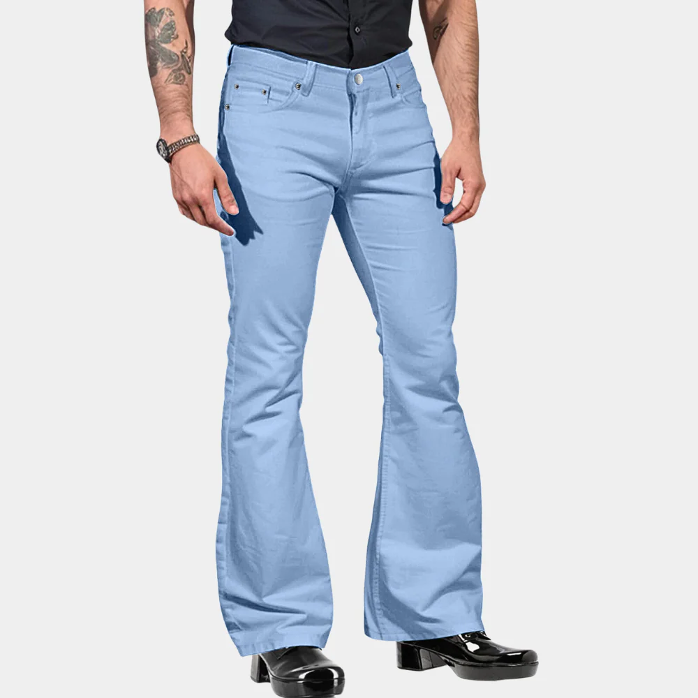 Bruno - Pantalon évasé à la mode pour hommes pour un look élégant – Image 2