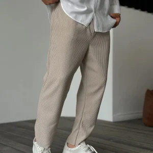 Théo | Pantalons Droits Décontractés en Tissu Premium pour Hommes