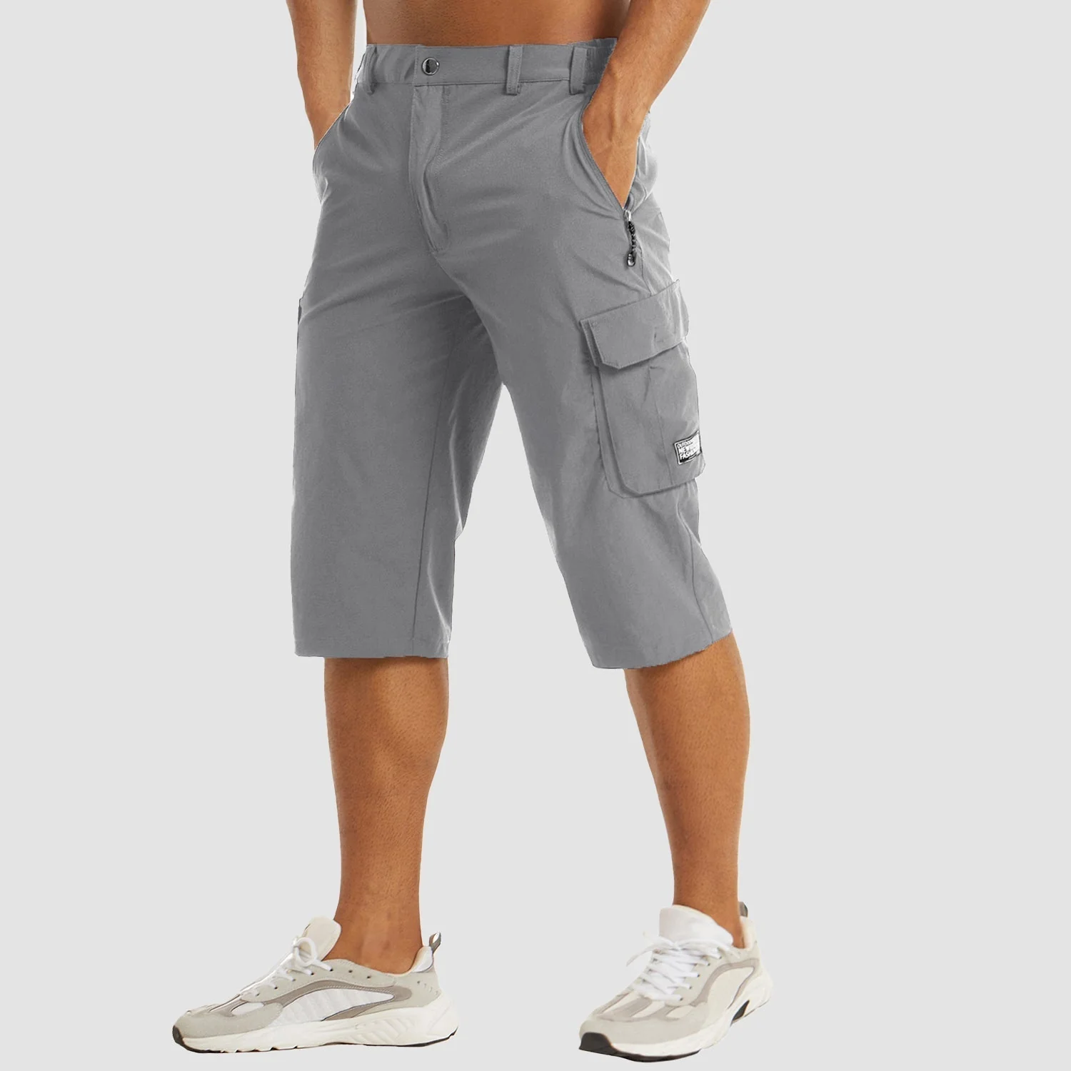 Short d'extérieur pour hommes avec poches multifonctionnelles pour une marche confortable – Image 8