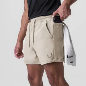 Shorts pour hommes ultra respirants avec taille élastique et poches latérales - Parfait pour sport et détente