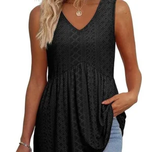 Philomène | Top Décontracté Sans Manches Élégant pour Femmes, Idéal Pour Printemps et Été