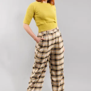 Pantalon à carreaux