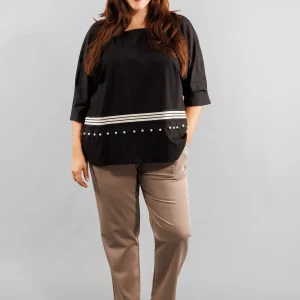 T-Shirt avec perles Grande Taille