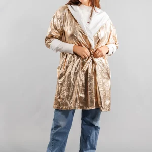 Trench doré Grande taille