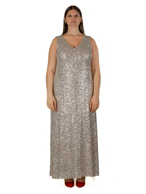 Robe longue à sequins – Image 2