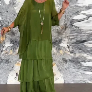 Clarisse | Robe Maxi Fluide – Élégance Sans Effort