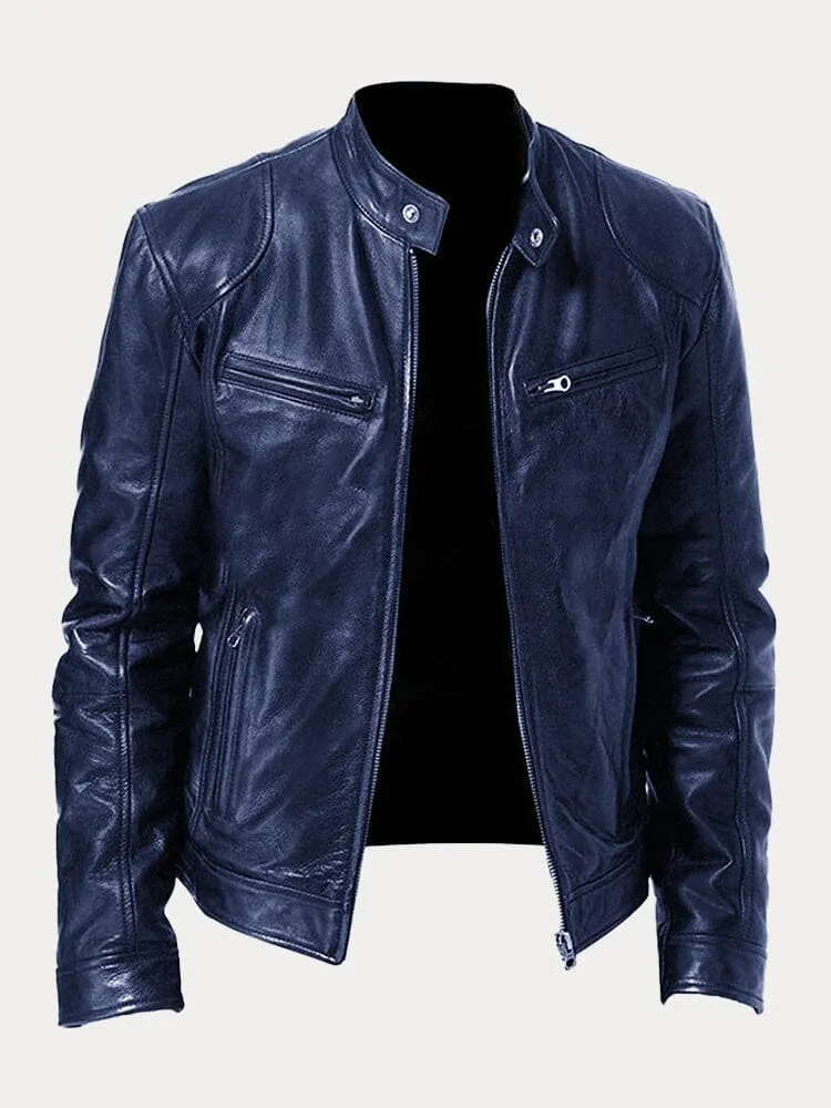 Adrien™ – Veste en Cuir Casual – Image 9