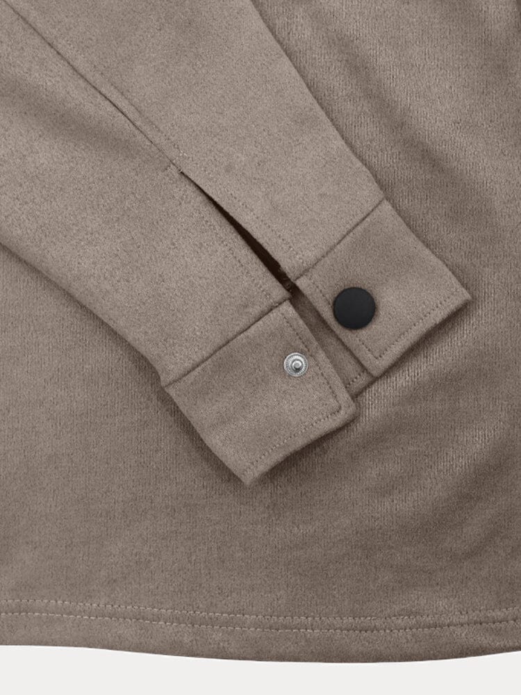 Set sportiv pentru bărbați - cămașă cu nasturi și pantaloni athleisure pentru un stil confortabil și eleganță casual – Image 4