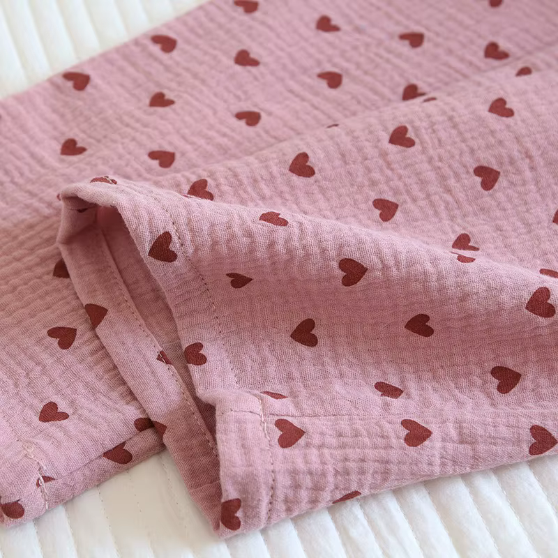 Pantalon Pyjama Femme Coton – Motif, Taille Élastique – Image 9