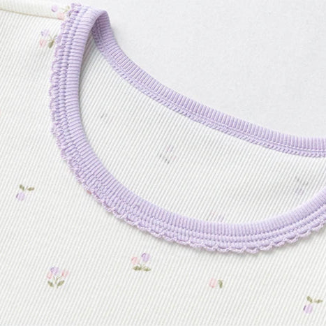 Pyjama Enfant Fille – Ensemble Coton Extensible Col Rond – Image 9