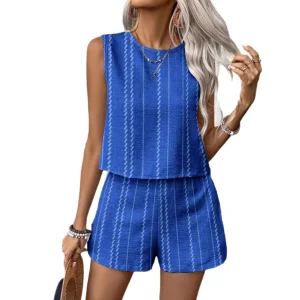 Ensemble Femme Sans Manches – Haut & Pantalon