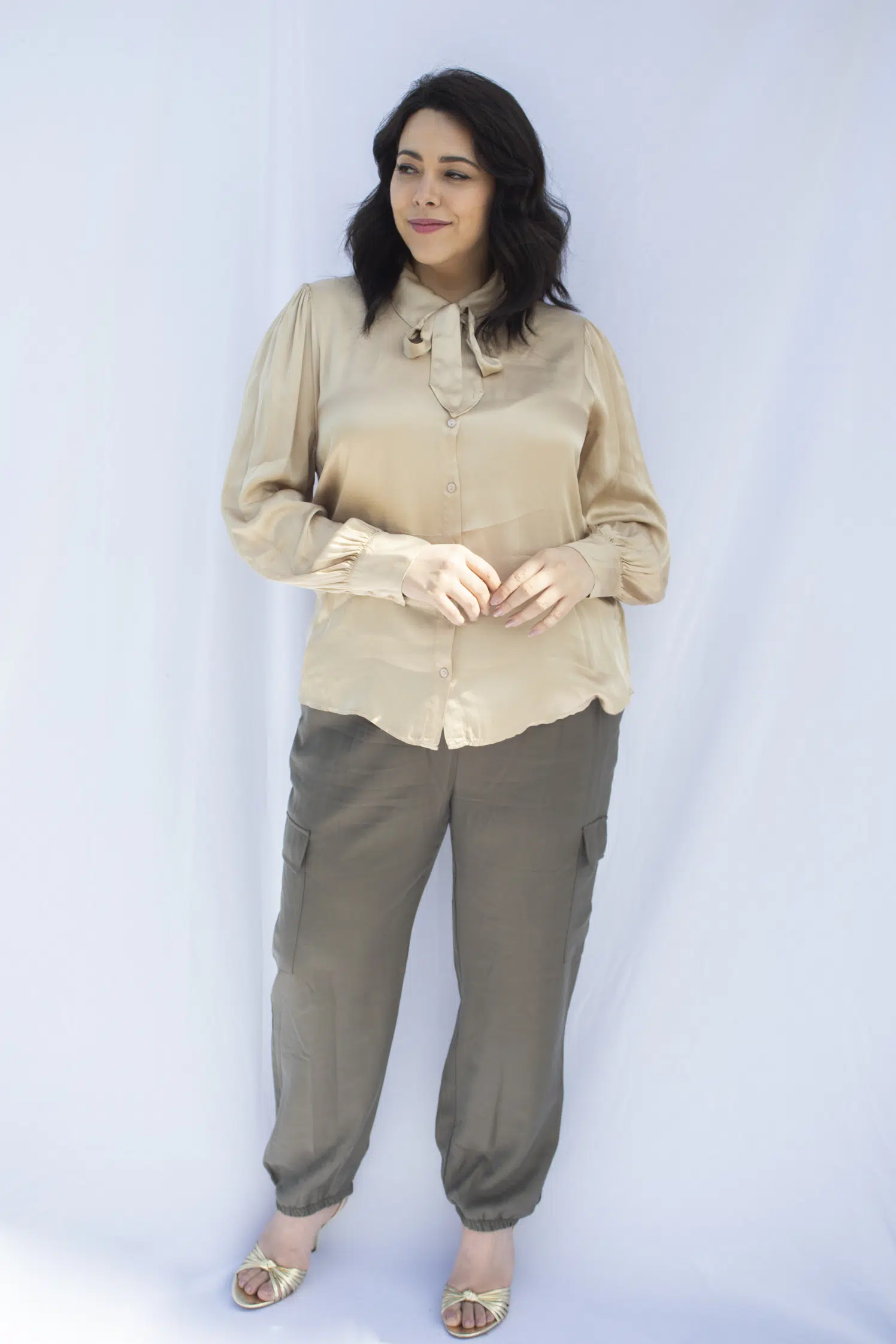 chemisier avec Nœud Grande Taille – Image 2