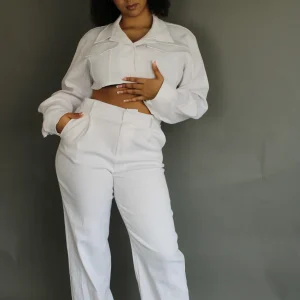 Pantalon taille haute