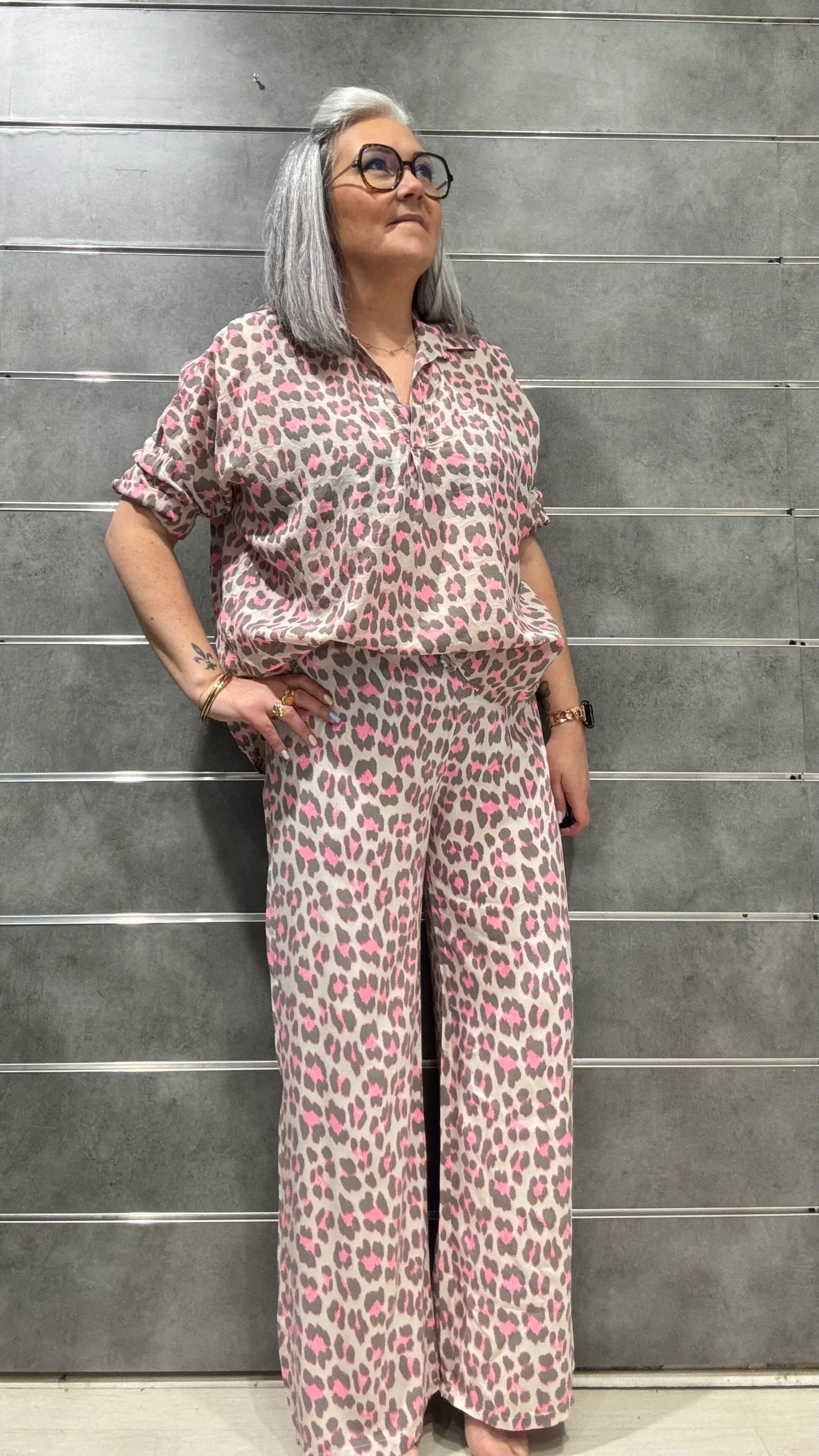 Chemises léopard fluo Lilo