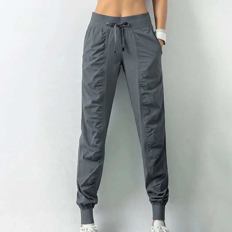 Pantalon de survêtement pour femmes : pantalon de sport élégant et confortable pour un look décontracté - joggings légers avec poches pratiques – Image 4