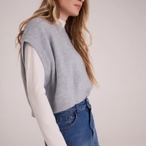 Gilet sans manches en maille