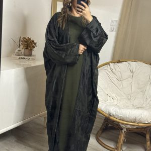 ABAYA KIMONO DUBAÏ ISRA VERT