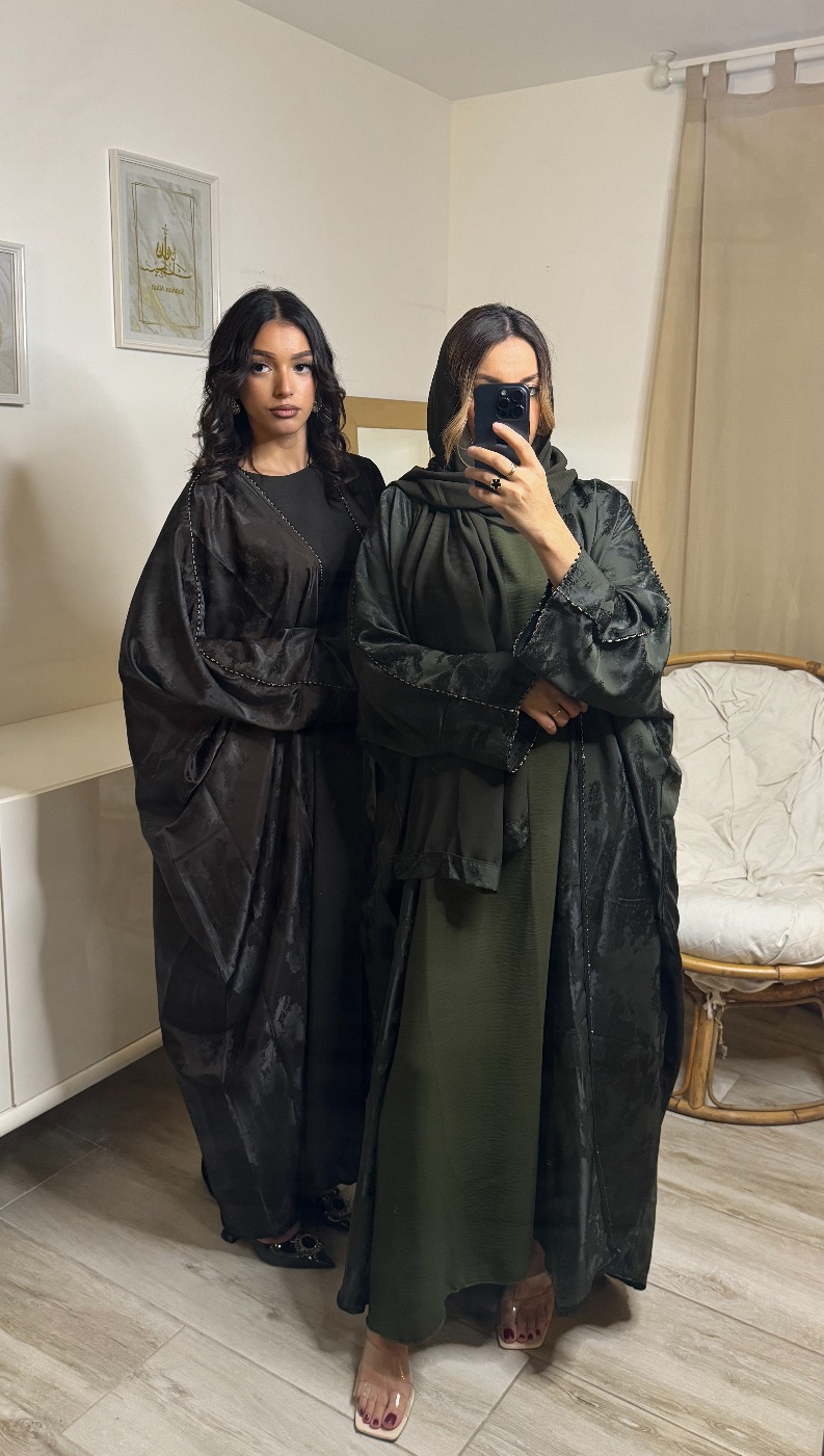ABAYA KIMONO DUBAÏ ISRA CHOCOLAT