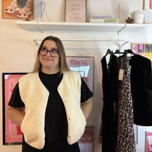 Gilet sherpa sans manches « Paris »