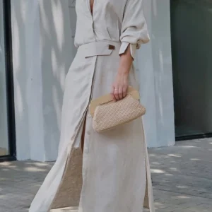 Jeanette | Robe Ceinturée Élégante