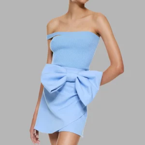 Jupe culotte bleue femme