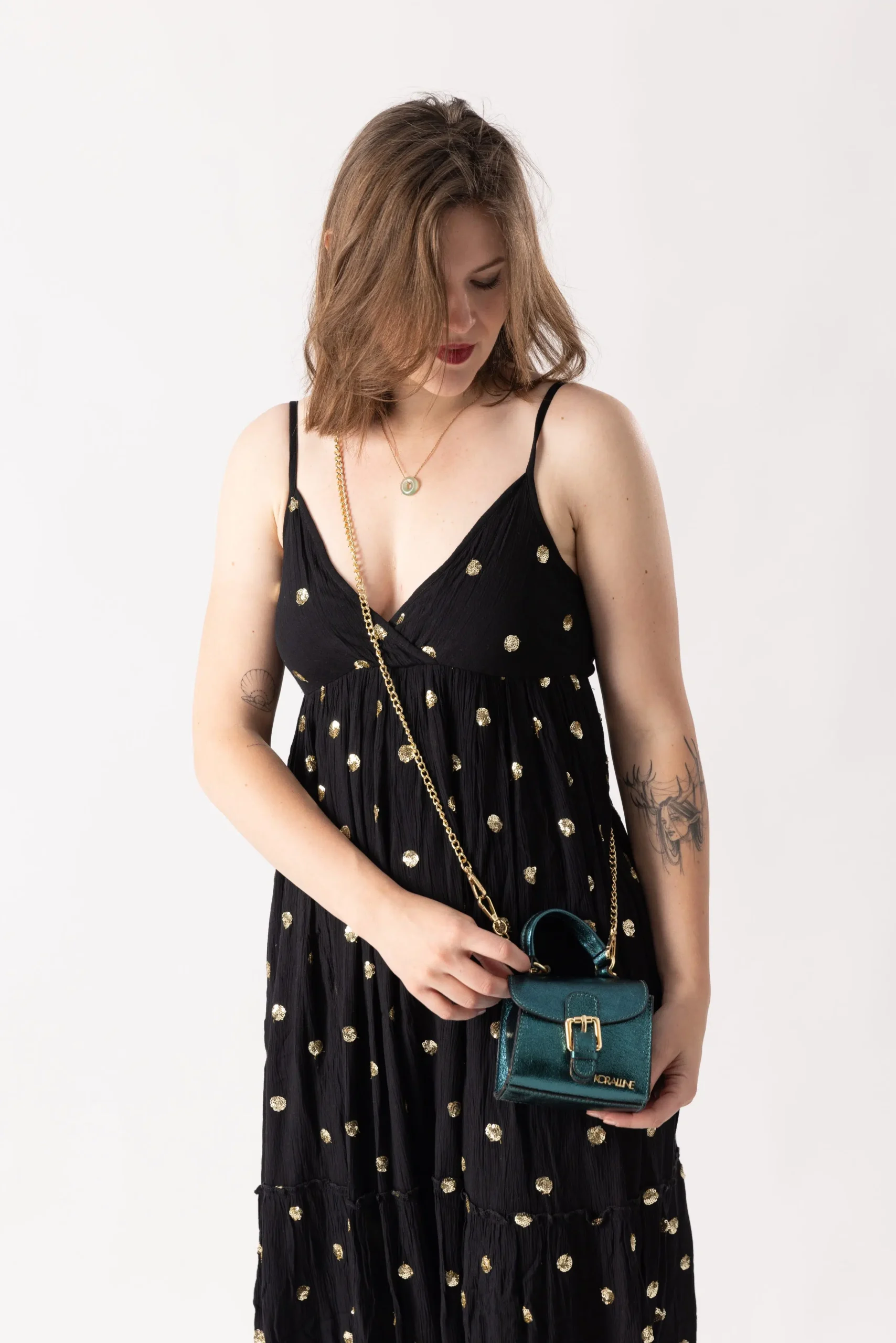 sac à main en cuir laminé – Image 2