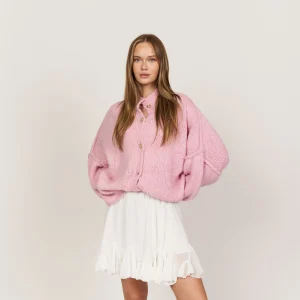 Clara™ – Veste en Tricot Oversize Décontractée