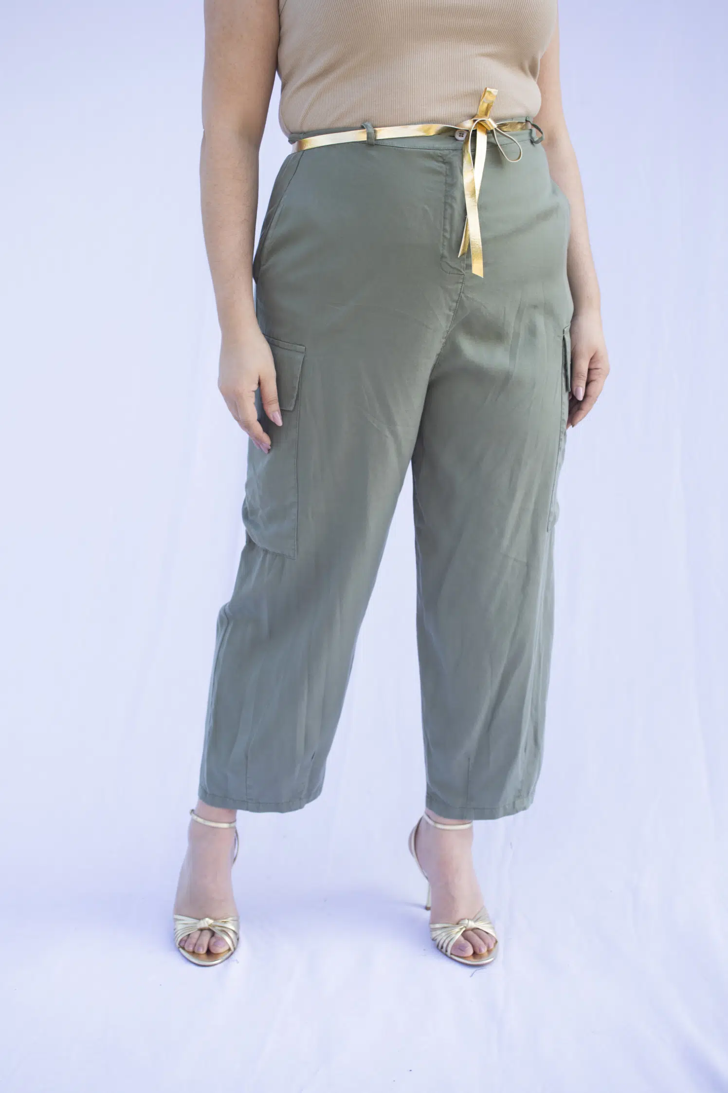 Pantalon avec ceinture Grande Taille – Image 5