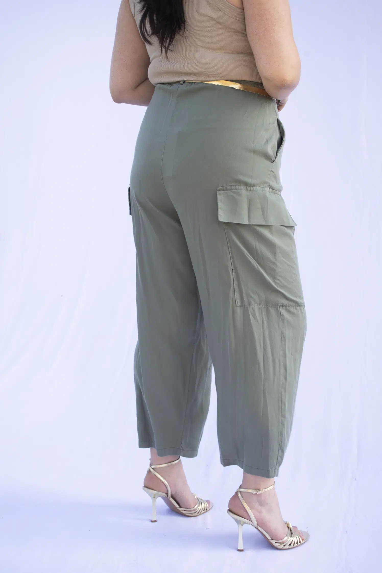 Pantalon avec ceinture Grande Taille – Image 4
