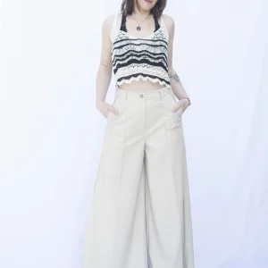 Pantalon taille haute