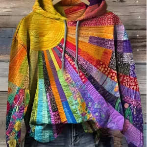 Alix | Pull graphique Lever de Soleil