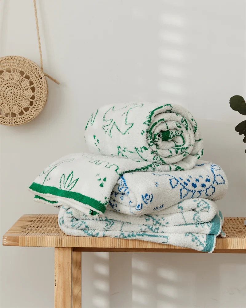 Plaid polaire bleu – Image 7
