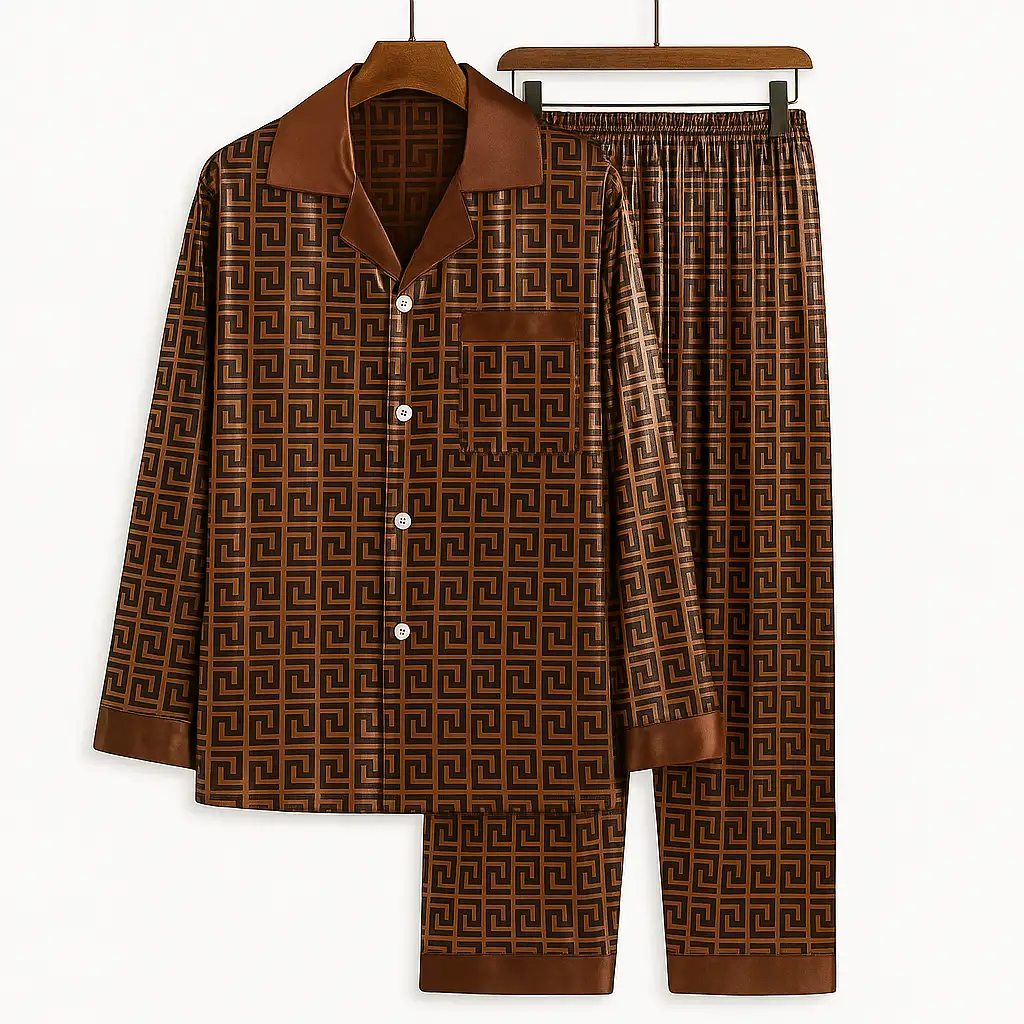 Pyjama Effet Satin – Image 3