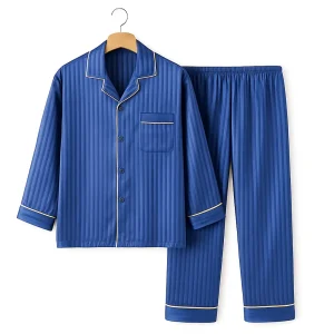 Pyjama Satin Uni Homme