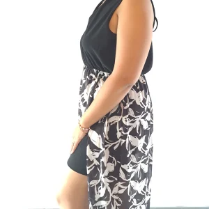 Robe combi-short femme grande taille