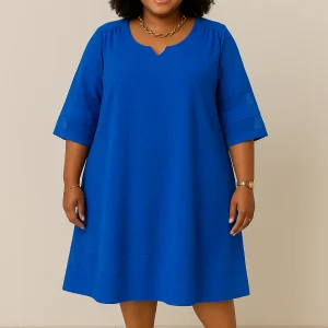 Robe Tunique Bleu Roi