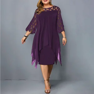 Freya | Robe Midi Grande Taille