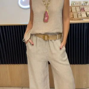 Clara | Décontracté Ensemble Lin