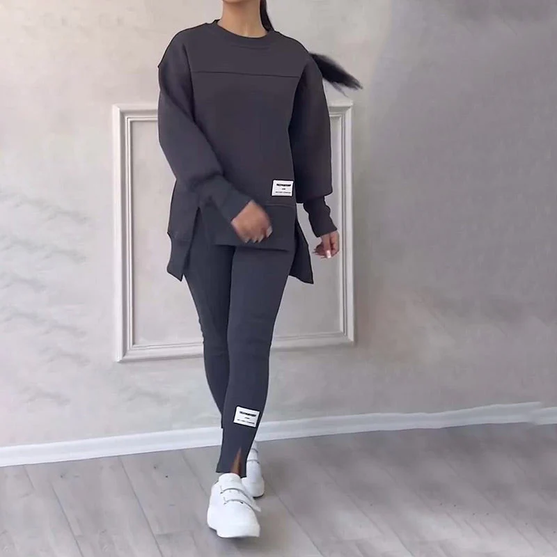 Monique | Ensemble décontracté de sweat-shirt et leggings pour femmes – Image 5